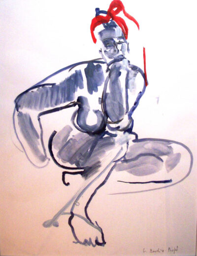 Gouache sur papier Geneviève Baudoin - Peintures