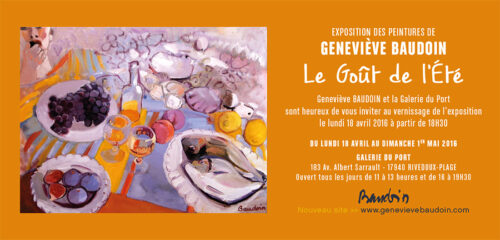 Geneviève Baudoin - Peintures