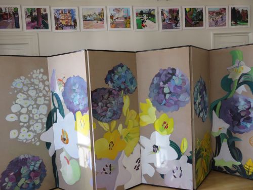 Paravent Geneviève Baudoin - Peintures